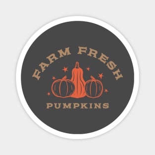 Farm fresh pumpkins Magnet